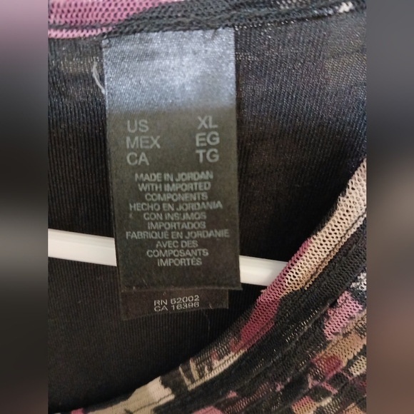 Axcess Women's XL Purple & Black Pullover Top - Picture 7 of 7